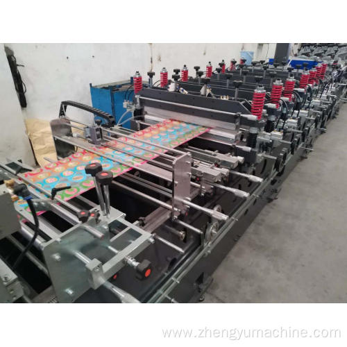 zipper stand up bag making machine